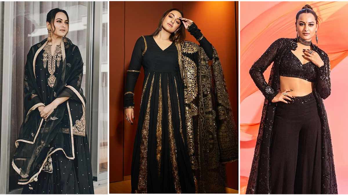 दिखना चाहती हैं स्टाइलिश और क्लासी तो ट्राई करें सोनाक्षी सिन्हा के ये All Black Looks