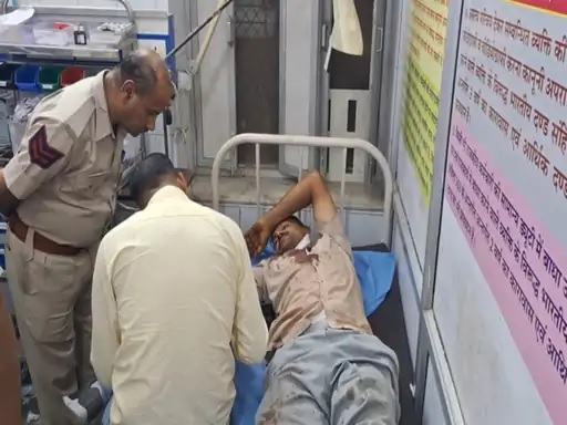 स्कार्पियों में आए बदमाशों ने युवक काे लाठी-डंडों से मारपीट कर किया लहूलुहान
