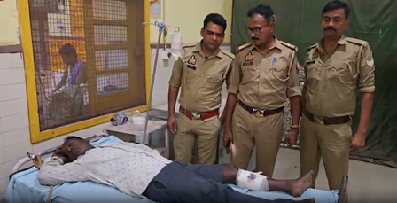 रायबरेली में पुलिस और बदमाश में मुठभेड़, वांटेड आरोपी गिरफ्तार