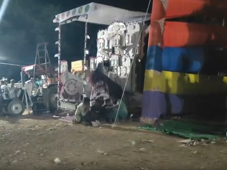 रतलाम में ताजिया हादसा, हाईटेंशन लाइन की चपेट में आए लोग