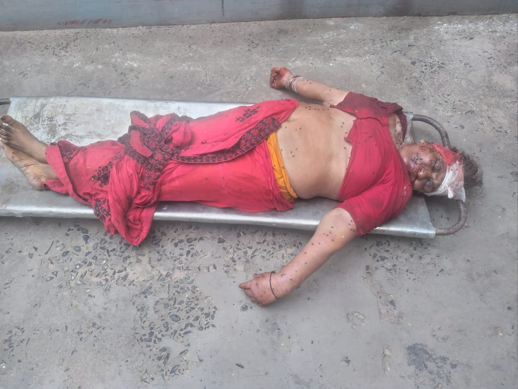 फोरलेन पर भीषण हादसा में एक की मौत, सात घायल