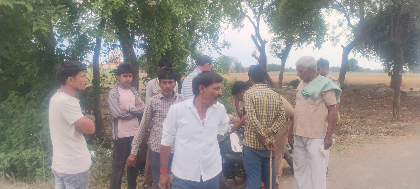 नवजात शिशु का शव गेहूं के खेत में मिला, जांच में जुटी पुलिस
