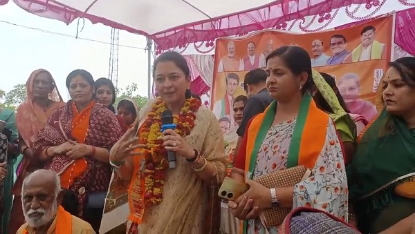 शिवपुरी: इस क्षेत्र का विकास हमारी पहली प्राथमिकता: प्रियदर्शनी राजे सिंधिया