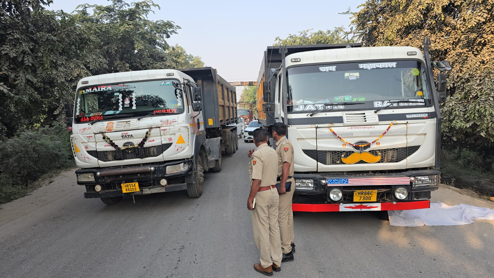 झज्जर में ट्राले की टक्कर से गई स्टॉफ नर्स की जान