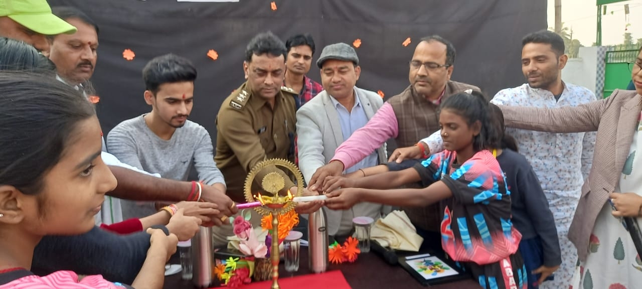 बिहार किलकारी भवन में जूनियर बालिका कबड्डी चैंपियनशिप को लेकर ट्रायल मैच आयोजित
