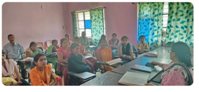 केवीके में खरीफ मौसम पर पोषण वाटिका की स्थापना महिलाओं को मिला प्रशिक्षण