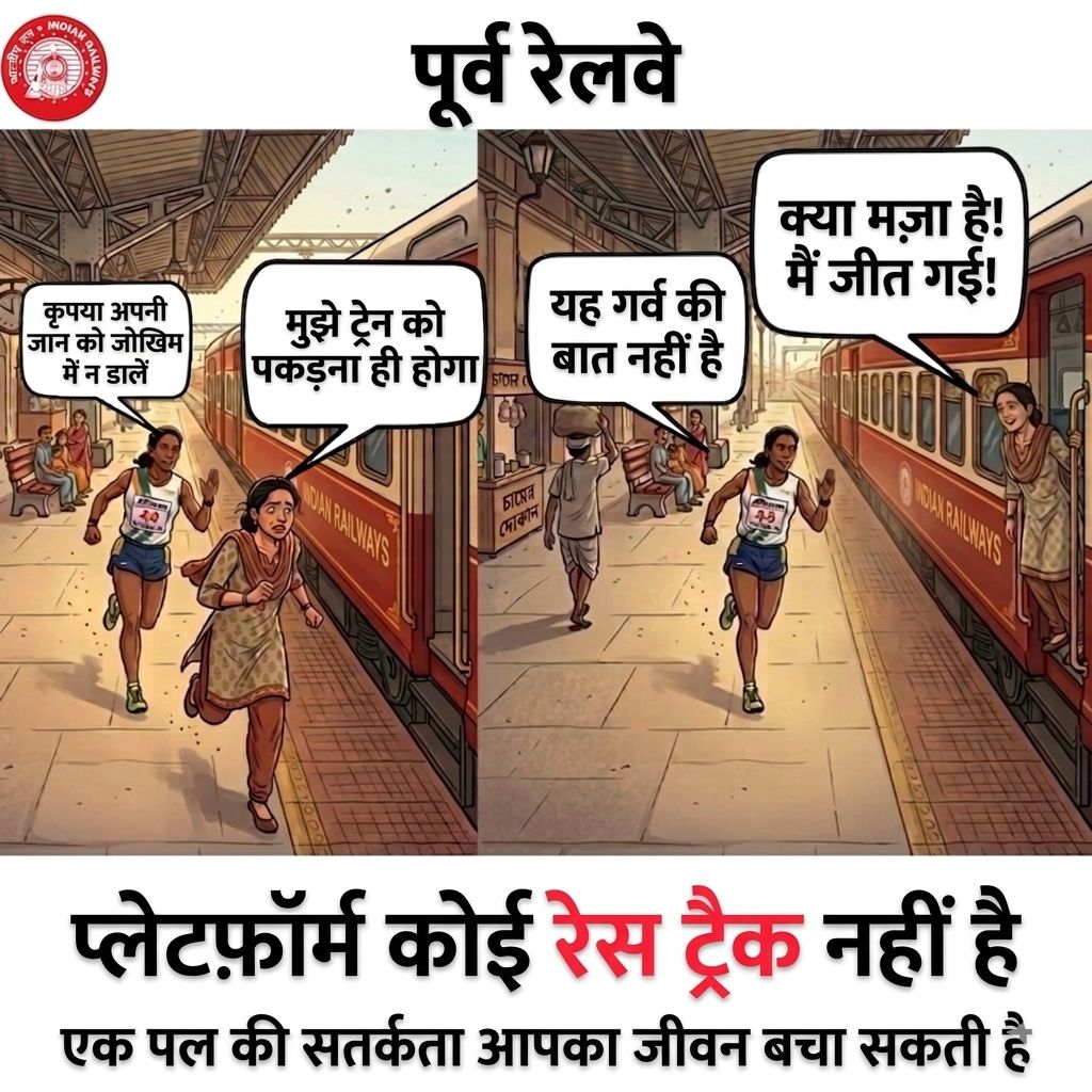 चलती ट्रेन में चढ़ना और उतरना हो सकता है जानलेवा