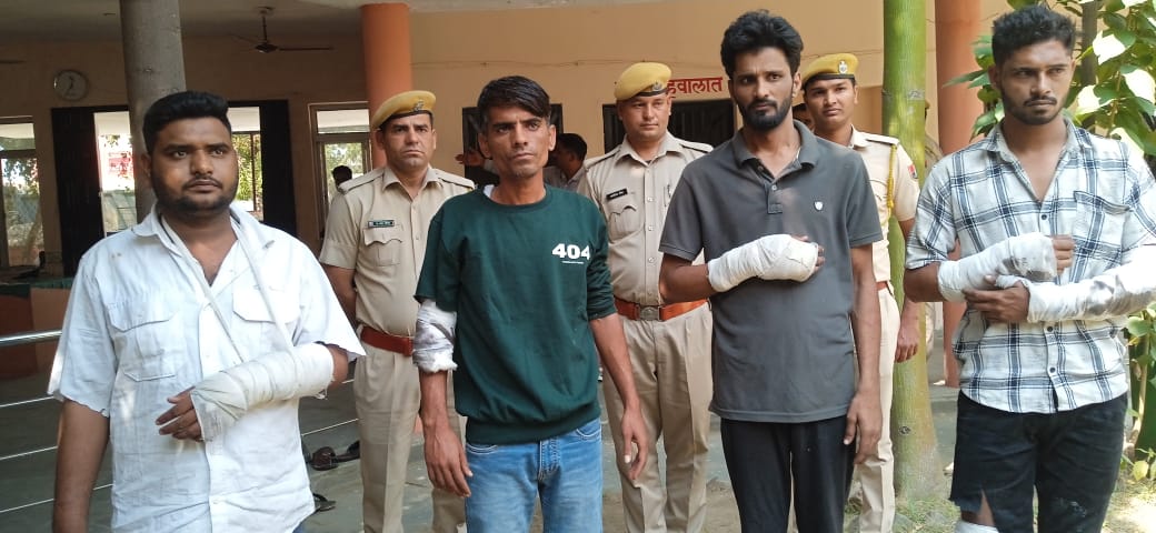 शाहपुरा फायरिंग कांड का खुलासा, मास्टरमाइंड सहित चार आरोपी गिरफ्तार, एक फरार