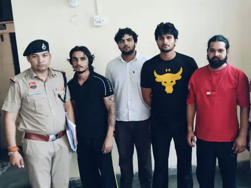 पलवल में एचआर हेड से मारपीट करने वाले चार युवक गिरफ्तार