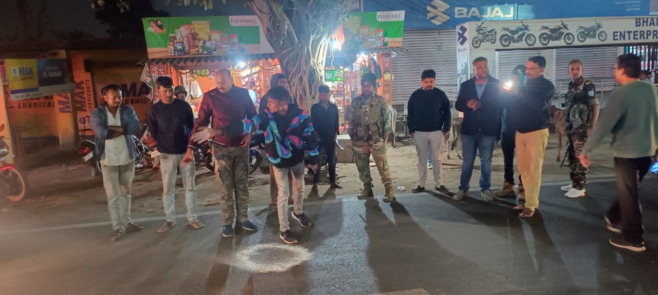 लातेहार में अपराधियों ने रंगदारी के लिए किया फायरिंग