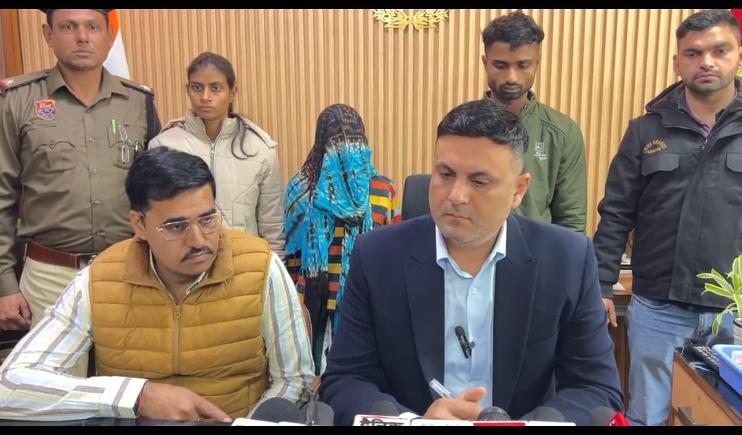 फरीदाबाद : पति की हत्यारोपी पत्नी व प्रेमी गिरफ्तार