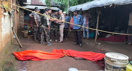 दुमका में नानी-नतिनी की हत्या, जांच में जुटी पुलिस