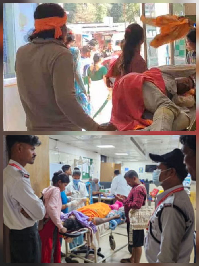 विवाह समाराेह से लौट रही पिकअप पलटी, दो महिलाओं की हुई माैत, 37 घायल