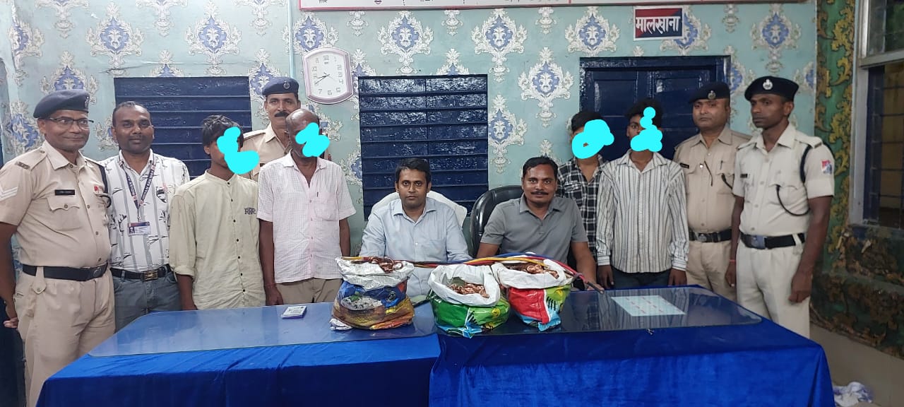रक्सौल में आरपीएफ ने रेलवे तार चोर गिरोह का किया खुलासा