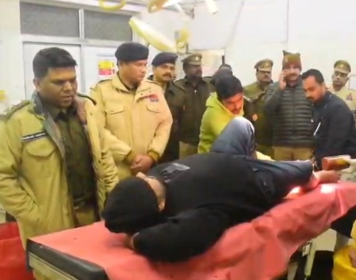 सुलतानपुर : अमन हत्याकांड का आरोपित पुलिस मुठभेड़ मे घायल, गिरफ्तार