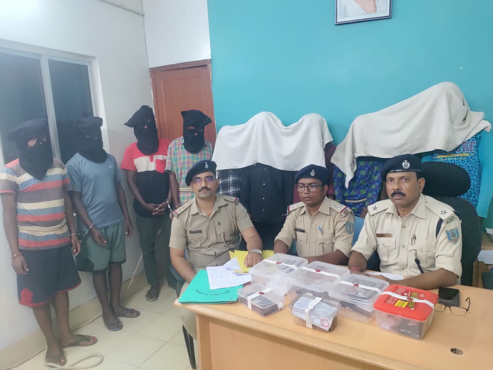 सरायकेला में दोहरे हत्याकांड में दस आरोपित गिरफ्तार कर भेजे गए जेल
