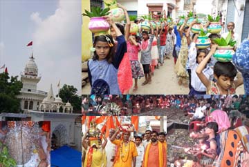 शिव मंदिरों में उमड़ा जनसैलाब, दूध से जलाभिषेक कर रहे शिवभक्त
